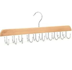 Wooden Multi Hook Hanger | Color: Natural Wood